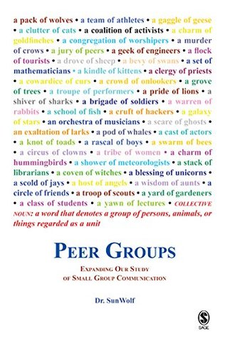 Read Peer Groups: Expanding Our Study of Small Group Communication - Sunwolf file in ePub