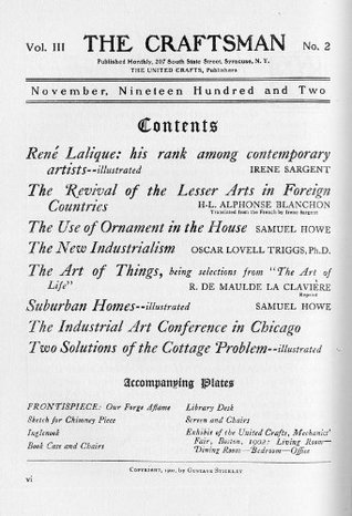 Read Online The Craftsman Magazine-Volume 3, Number 2-November 1902 - Gustav Stickley | ePub