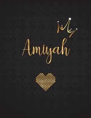 Full Download Amiyah: Personalized Black XL Journal with Gold Lettering, Girl Names/Initials 8.5x11, Journal Notebook with 110 Inspirational Quotes, Journals to Write in for Women - Panda Studio | ePub