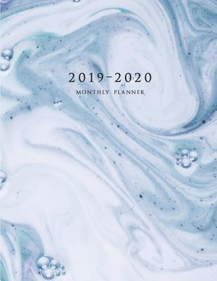 Read Online 2019-2020 Monthly Planner: Large Two Year Planner (Abstract Background) -  | PDF