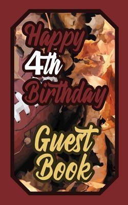 Read Happy 4th Birthday Guest Book: 4 Fourth Four American Football Celebration Rugby Message Logbook for Visitors Family and Friends to Write in Comments & Best Wishes Gift Log (Gridiron Birth Day Guestbook) - Ryley | ePub