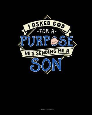 Read Online I Asked God for a Purpose He's Sending Me a Son: Meal Planner -  file in ePub