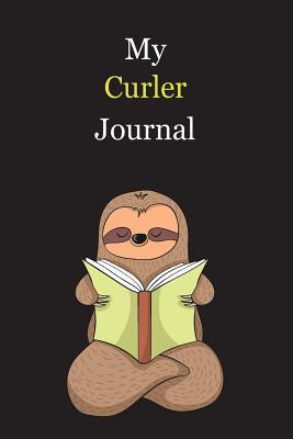 Read My Curler Journal: With A Cute Sloth Reading, Blank Lined Notebook Journal Gift Idea With Black Background Cover - Exwp Press file in PDF