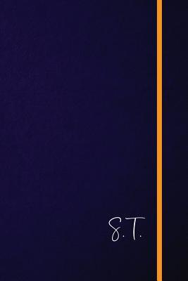 Read S.T.: Classic Monogram Lined Notebook Personalized With Two Initials - Matte Softcover Professional Style Paperback Journal Perfect Gift for Men and Women -  | PDF