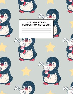 Full Download College Ruled Composition Notebook: Cute Blank Lined Journal to Write In with White Paper Rule Pages for School Subject and Writing Pad: Design Code A4 3549 - Nifty Prints file in ePub