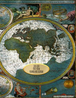 Download 2020-2024 Five Year Planner And Calendar: Long-Term 60 Month Agenda Organizer Old World Map - Big Sky Ink | PDF