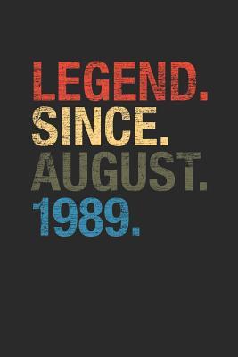 Download Legend Since August 1989: Graph Ruled Notebook / Journal (6 X 9 - 5 X 5 Graph Ruled) - August Birthday Gift and August Anniversary Gift - Legend Publishing | ePub