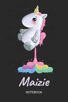 Download Maizie - Notebook: Blank Ruled Personalized & Customized Name Rainbow Farting Unicorn School Notebook Journal for Girls & Women. Funny Unicorn Desk Accessories for Kindergarten, Primary, Back To School Supplies, Birthday & Christmas Gift for Women. - file in PDF